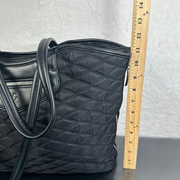 Knomo London Great Portland Over The Shoulder Bag Laptop Protection Tote Black - Picture 10 of 15